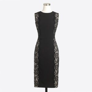 NWT J Crew Black Lace Dress